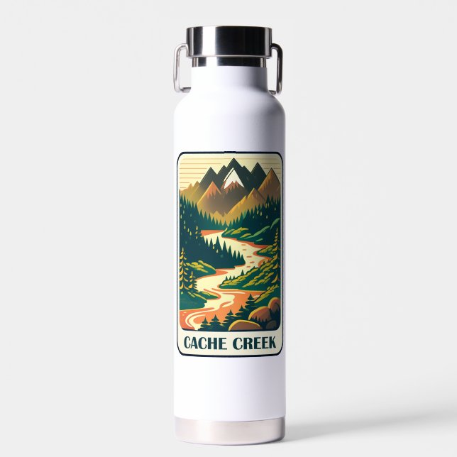 Cache Creek California Colours Water Bottle (Front)