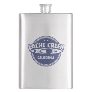 Cache Creek California Kayaking Hip Flask