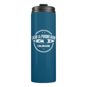 Cache la Poudre River Colorado Kayaking Thermal Tumbler