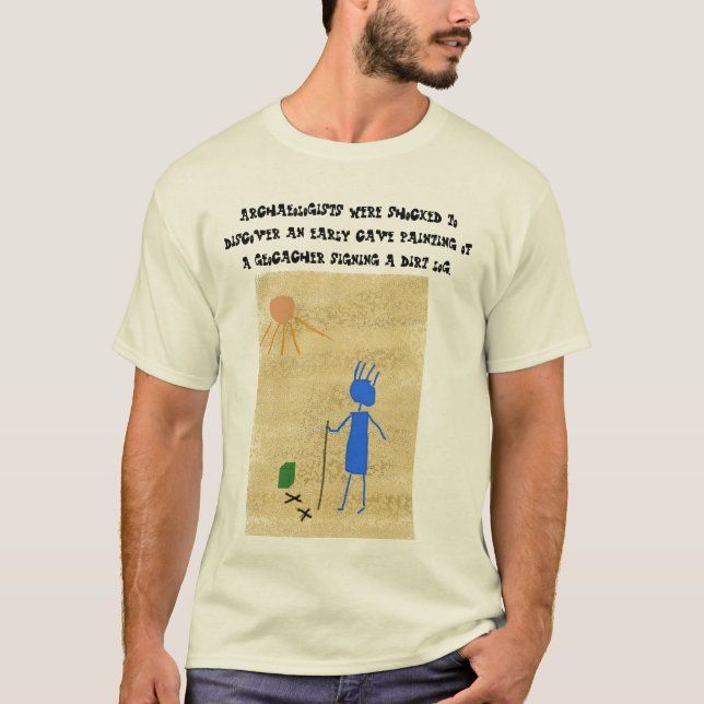 Cacher cave painting T-Shirt (Front)