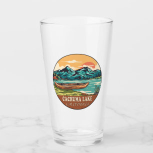 Cachuma Lake California Boating Fishing Emblem Glass