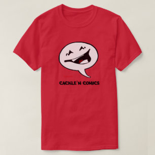 Cackle'N Comics Logo Men's 100% cotton T-Shirt