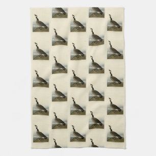 Cackling Goose from Audubon's Birds of America  Tea Towel