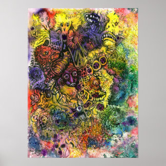Cacophony of Colour Poster