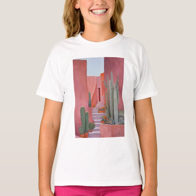 Cacti Ally | Original Oil Painting Tee | Cute Tee (Front)