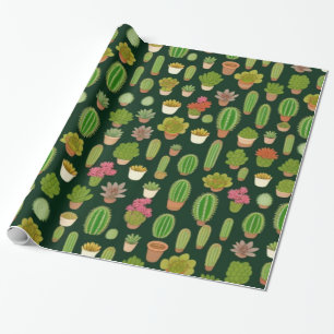 Cacti and Succulent Wonderland Wrapping Paper