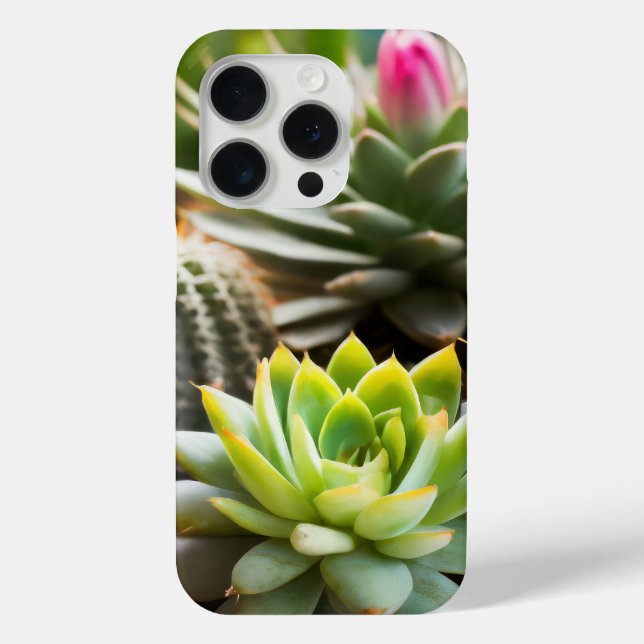 Cacti and succulents grouping Case-Mate iPhone case (Back)