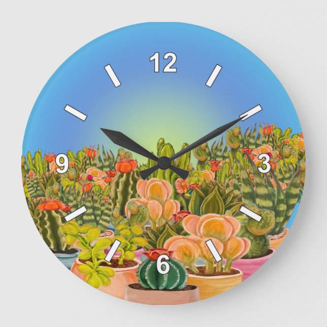 Cacti clock (Front)