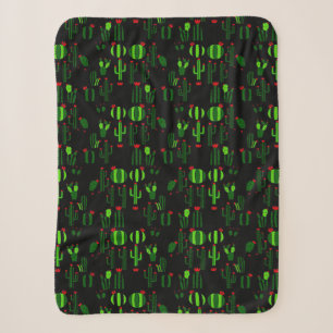 Cacti Cluster Sherpa Blanket