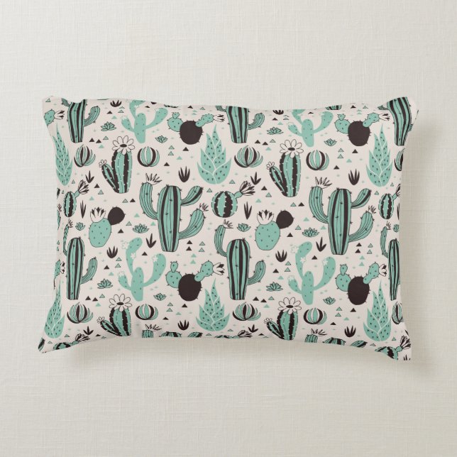Cacti Decorative Cushion (Back)