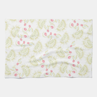 Cacti Flowers Tea Towel