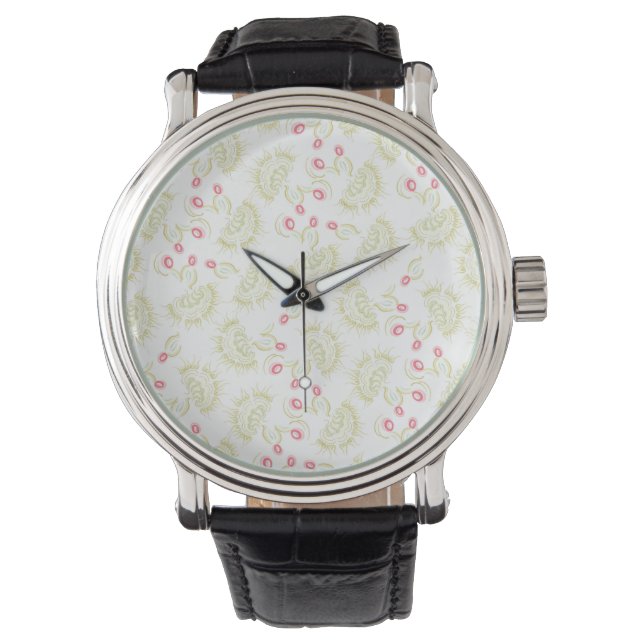Cacti Flowers Watch (Front)
