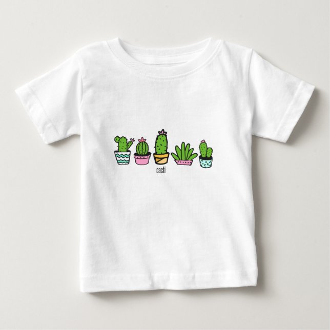 cacti grouping baby T-Shirt (Front)