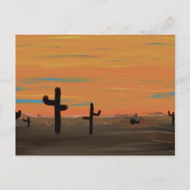 Cacti Landscape Postcard (Front)