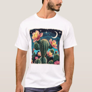 Cacti night time gift T-Shirt