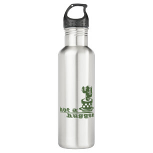 Cacti Not a hugger cactus funny saying 710 Ml Water Bottle
