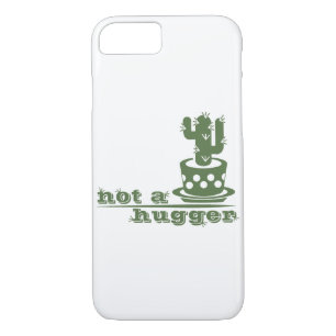 Cacti Not a hugger cactus funny saying iPhone 8/7 Case