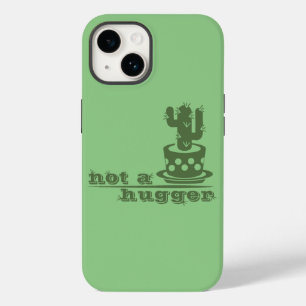 Cacti Not a hugger cactus funny saying Case-Mate iPhone 14 Case