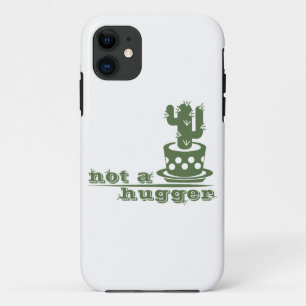 Cacti Not a hugger cactus funny saying iPhone 11 Case