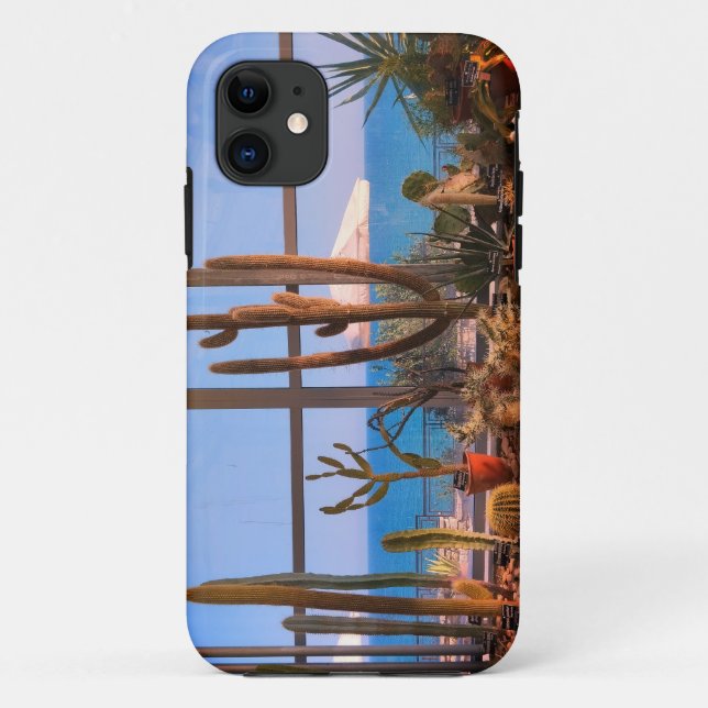 Cacti plants and sea Case-Mate iPhone case (Back)