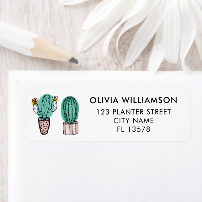 Cacti Return Address Label (Insitu)