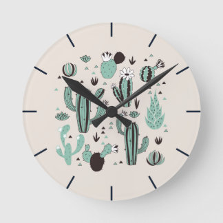 Cacti Round Clock