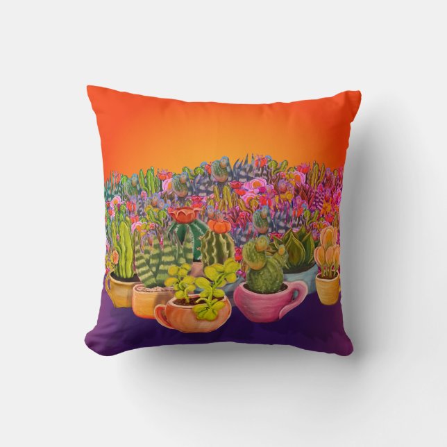 Cacti & Succulents Cushion (Front)