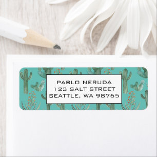 Cacti & Succulents Desert CUSTOM Mailing Address