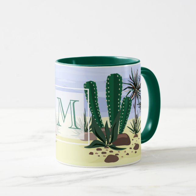 Cacti, succulents . mug (Front Right)