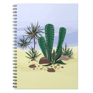 Cacti, succulents . notebook