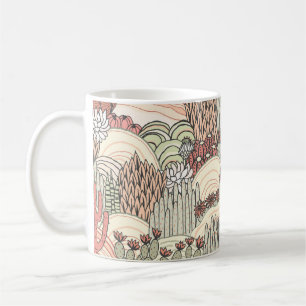 Cacti Succulents Outdoor Landscape Pattern Coffee Mug