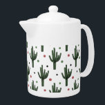 Cactus<br><div class="desc">Cactus pattern design illustration with colourful polka dots on white background</div>