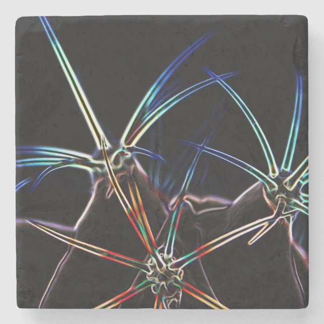 Cactus 1 coasterm stone coaster (Front)