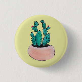 Cactus 3 Cm Round Badge