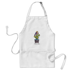 Cactus And Rainbow Bird In Watercolor Standard Apron