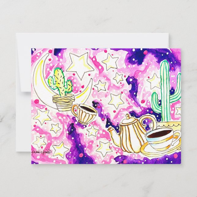 Cactus Art Card (Front)