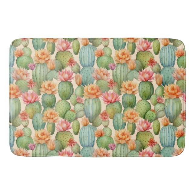 Cactus Bath Mat (Front)