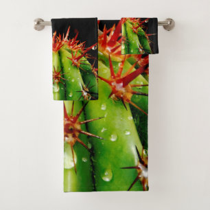 Cactus Bath Towel Set