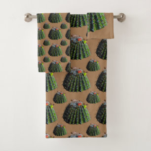 Cactus Bath Towels
