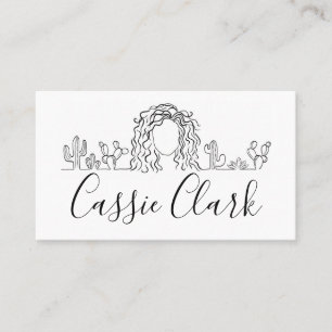 Cactus Beauty Salon Business Card