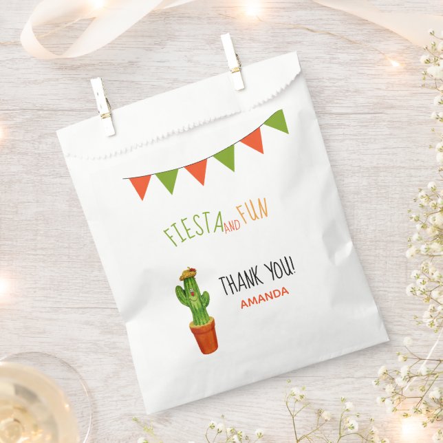 Cactus birthday party fiesta fun thank you favour bags (Clipped)