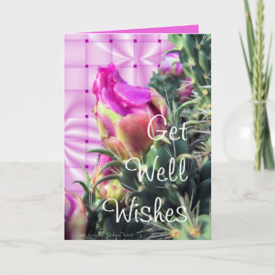 Cactus Bloom GetWell-customise for any occasion Card