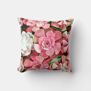 cactus blossom design for Romantic wedding backgro Cushion