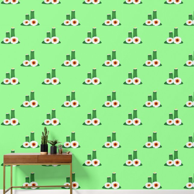 Cactus Blossom Wallpaper (Hallway)