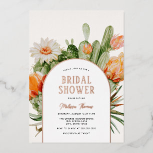 Cactus Boho Bridal Shower