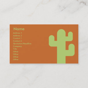 Cactus - Business Business Card