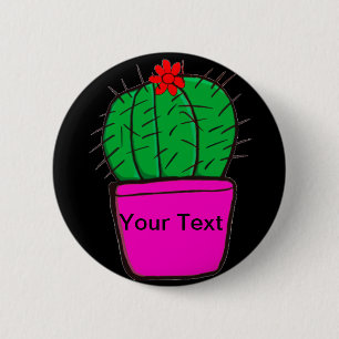 "Cactus" Buttons & Pins For Backpacks