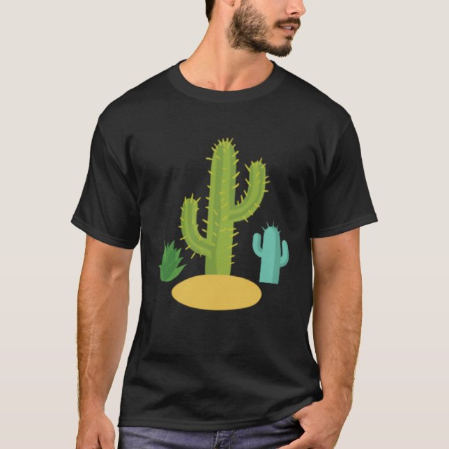 Cactus Cacti Succulent Desert Southwest Plant Cute T-Shirt (Front)