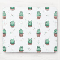 Cactus Cat Mouse Pad