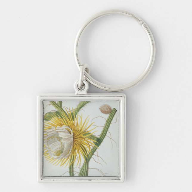 Cactus: Cereus, from Trew's 'Plantae Selectae' 175 Key Ring (Front)